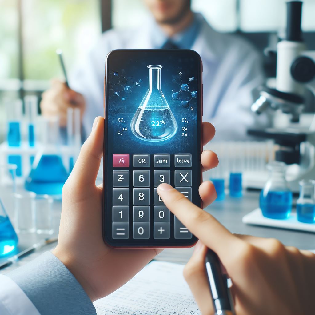 Nickzom Calculator Solves Molar Concentration in Chemistry