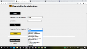 The Calculator Encyclopedia Converts Magnetic Flux Density Units on