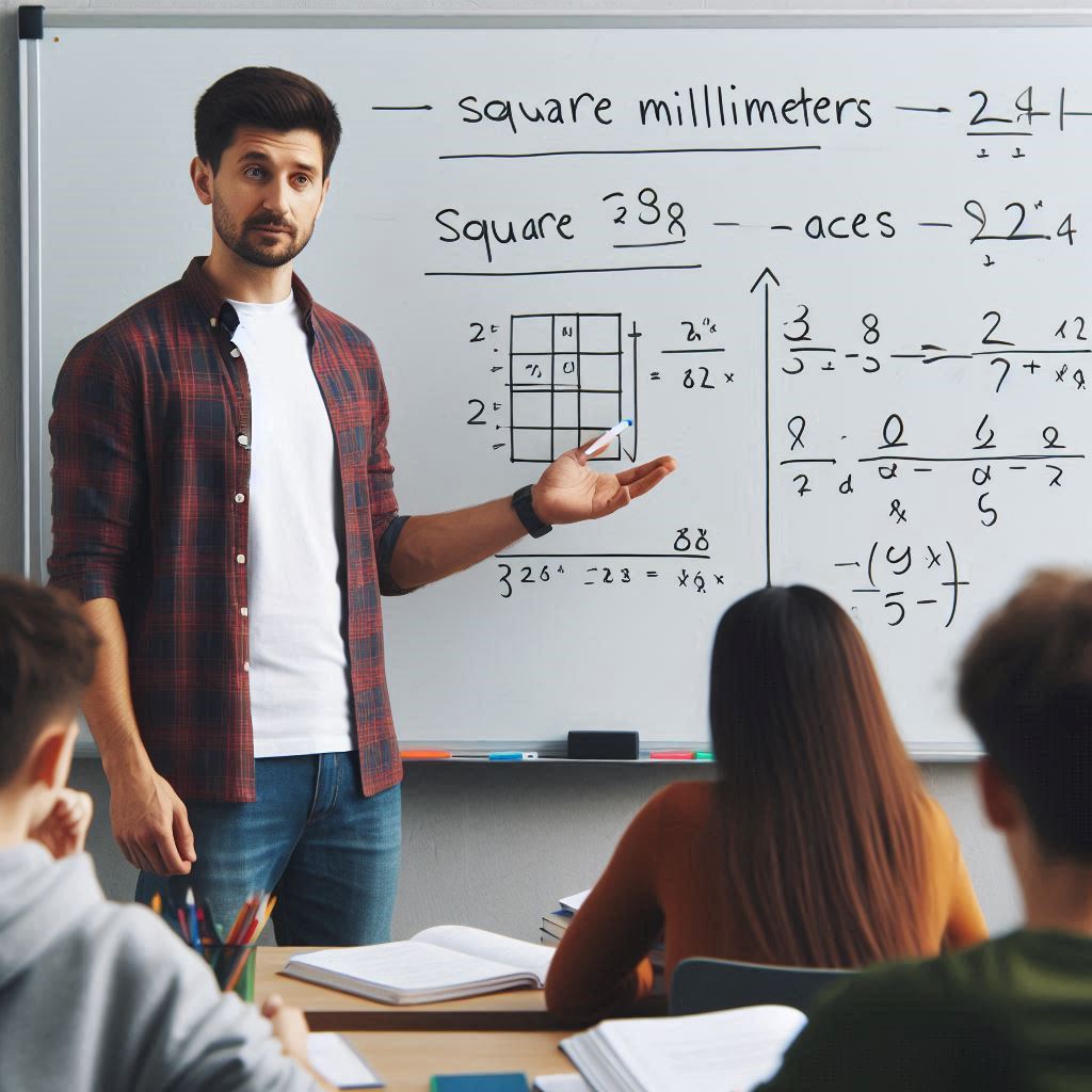 How to Convert Square Millimeters to Square Inches | Area Units